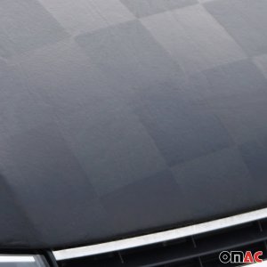 Audi Q5 Bonnet Bra - Omac - Half - Vinly Chequered - '09-'17